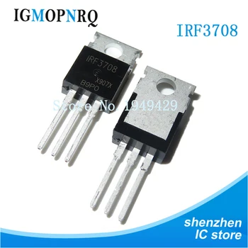 10ШТ IRF3708PBF TO-220 IRF3708 TO220 30V 62A новый