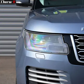 2 ШТ. Защитная пленка для автомобильных фар, Прозрачная наклейка из ТПУ, наклейка для Range Rover Vogue L405 2013-2020 Аксессуары