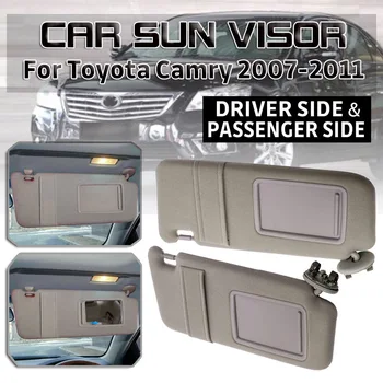 2 шт. Солнцезащитный козырек со стороны водителя и пассажира для Toyota Camry 2007 2008 2009 2010 2011