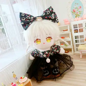 20 см кукольная одежда Черное Кружевное платье Обувь принцессы аксессуары для кукол для нашего поколения Корея Kpop EXO idol Куклы подарок DIY Игрушки
