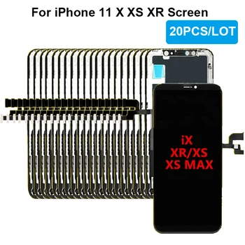 20 шт./лот ЖК-Дисплей Для iPhone 11 С Сенсорным экраном Incell X XS XR Цена Оптовой продажи Замена Сборки для iphone XS MAX LCD