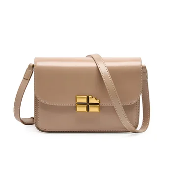 2023 Женская сумка из натуральной кожи, модная универсальная сумка подмышками, маленькая квадратная сумка, женские сумки через плечо на одно плечо для женщин