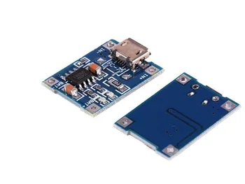 4шт Micro USB TP4056 LI-ION Lipo Аккумулятор для настольного зарядного устройства TE585