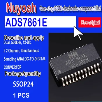 ADS7861E аналого-цифровой АЦП ADS7861 SSOP24 совершенно новый оригинальный spot Dual, 500 кГц, 12 бит, 2 канала, одновременная выборка.