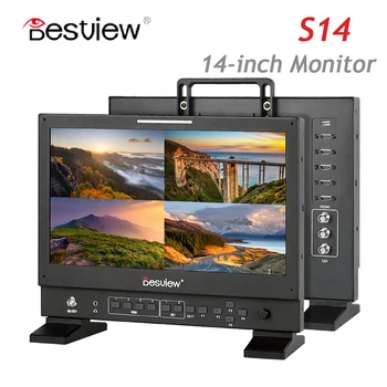 Desview Bestview S14 14-дюймовый Монитор 4K HDMI-Совместимый SDI с Сенсорным Экраном 1920Х1080 для Прямой Трансляции Видео с Зеркальной Камеры