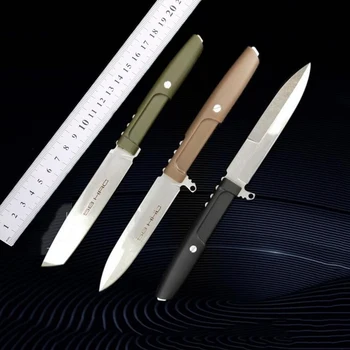 Exr 9 Моделей Нож с прямым фиксированным лезвием D2 Лезвие Нейлон + ручка из стекловолокна Многофункциональный инструмент EDC для кемпинга, охоты, выживания, ножи