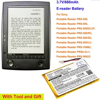 greenbattery680 мАч Аккумулятор для чтения электронных книг LIS1382 (J) для Sony Portable Reader PRS-500, PRS-505, PRS-700BC, PRSA-CL1, PRS-500U2,