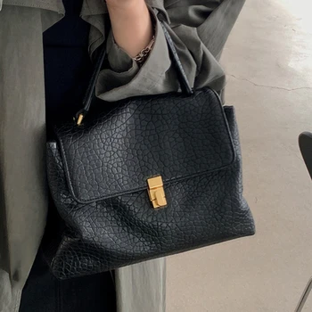 KUROYABU Винтажная темпераментная женская сумка-шоппер большой емкости, легкие дорожные сумки через плечо, Японские модные портативные сумки