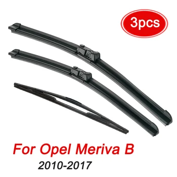 MIDOON Wiper Комплект Передних и Задних Щеток Стеклоочистителя Для Opel Meriva B 2010-2017 2016 2015 2014 2013 Лобовое Стекло 28 