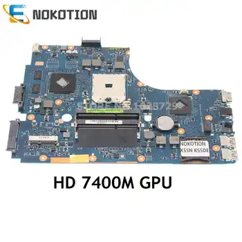 NOKOTION 69N0MIM10C04 Для ASUS K55N K55DE K55DR K55N K55D Материнская Плата Ноутбука HD7520G + HD7400M GPU Socket FS1