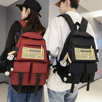 Qyahlybz/ Модный рюкзак для колледжа для мальчиков большой емкости, легкий школьный ранец, женские дорожные сумки, рюкзаки