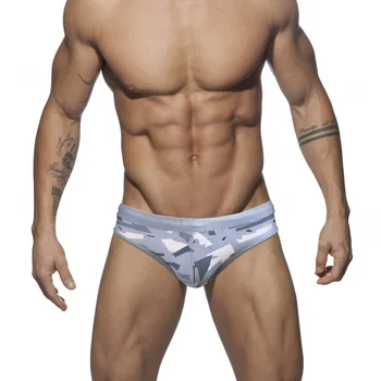 WK72 новые серые сексуальные мужские купальники с низкой талией, плавки, плавки, мужские бикини, мужские купальники для бассейна, мужские пляжные шорты