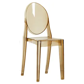 Акриловый хрустальный стул креативный прозрачный стул с пластиковой спинкой стул дьявола-призрака скандинавский обеденный стул стул для свадебного макияжа