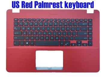 Американская Красная клавиатура с Подставкой для рук для Asus R504B R504BA R504BP R504ZA