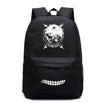 Горячие продажи школьных рюкзаков Tokyo Ghoul, студенческих школьных ранцев, сумок для книг для девочек и мальчиков, повседневных рюкзаков для подростков, мужчин и женщин, дорожных сумок Mochila