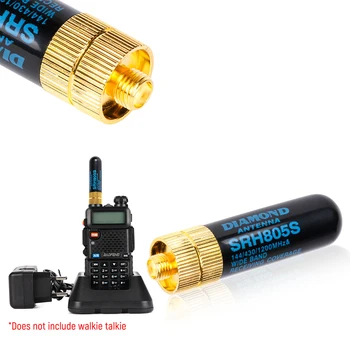 Двухдиапазонная Антенна с высоким коэффициентом усиления UHF + VHF SRH805S SMA Женская Антенна для TK3107 2107 для Baofeng UV-5R 888S UV-82 Портативная Рация Радио