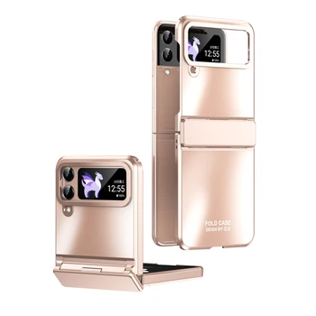 для samsung z flip 4 Удобный Чехол Для телефона с покрытием Samsung Galaxy Z Flip 4 Flip4 5G Zflip4 Защитные Чехлы