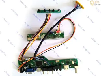Драйвер инвертора LVDS ЖК-плата контроллера конвертер Комплект мониторов для 1920X1080 LTN184HT01-T02, совместимый с HDMI + VGA + AV + USB