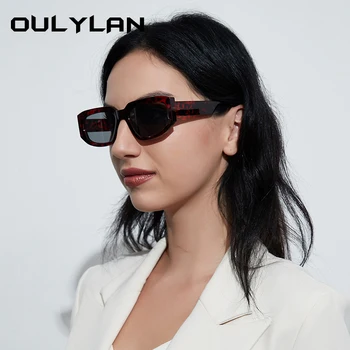 Женские солнцезащитные очки Oulylan Cat Eye, модный бренд, дизайнерские Винтажные солнцезащитные очки, мужские Классические очки для вождения, Солнцезащитные очки с абажуром UV400