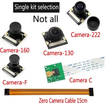 Камера Raspberry Pi Камера с нулевым кабелем Камера 130/160/222 градусов Рыбий глаз Ночной нуар или дневная версия