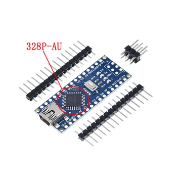 Контроллер 5ШТ Nano 3.0 совместим с Arduino nano CH340 USB-драйвер БЕЗ кабеля NANO V3.0