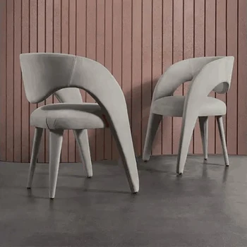 Кресло для гостиной из скандинавской ткани, современные минималистичные дизайнерские гостиничные стулья для отдыха, для офисных переговоров, Кресло для отдыха в кафе