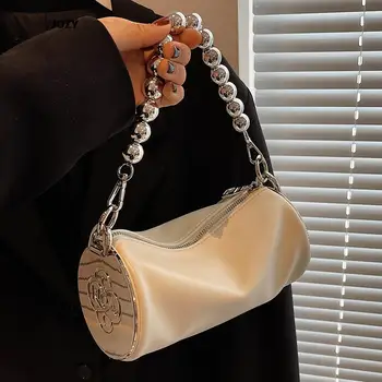 Летние Высококачественные Роскошные Дизайнерские Модные сумки-подушки для женщин 2023 года, новые Маленькие сумки через плечо с бисером, Универсальные наплечные сумки