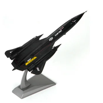 Масштабная Модель Американского Разведывательного Самолета Blackbird SR-71A в масштабе 1:144, Изготовленная на заказ, Коллекция Игрушечных Самолетов-Симуляторов Для Фанатов