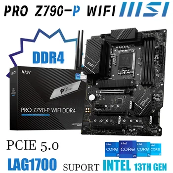 Материнская плата MSI PRO Z790-P WIFI DDR4 LGA1700 (OC) 5333 Материнская плата Z790 128G с поддержкой Intel 12th 13th Gen Wifi 6E ATX RGB XMP