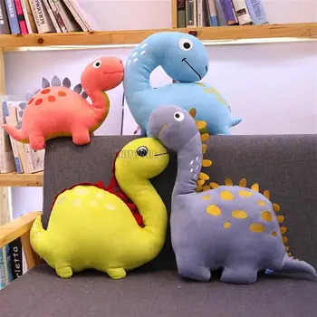 Милый динозавр юрского периода, плюшевые игрушки, подушка, куклы-тираннозавры, игрушки для детей