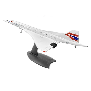 Модель 1/200 сверхзвуковой пассажирской авиакомпании British Airways для статического показа.