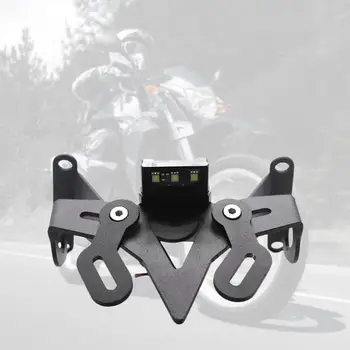 Мотоцикл Держатель номерного знака мотоцикла Кронштейн заднего фонаря со светодиодной подсветкой