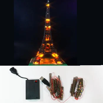 Набор светодиодных ламп для Эйфелевой башни 10181 Строительные блоки (не включают модели кирпичей)