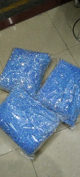 Новейшая Нигерийская Бархатная Кружевная Ткань 3D bluie Sequins 2023 Высококачественное Кружево Африканская Кружевная Ткань Для Свадебного Платья Французское Сетчатое Кружево