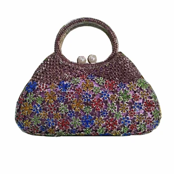 Новые нигерийские женские металлические полые хрустальные сумки-клатчи, женские сумки, роскошные женские сумки, дизайнерские элегантные сумки