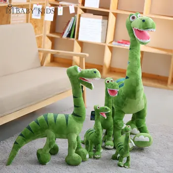 Новые плюшевые игрушки с динозавром, мультяшный Тираннозавр, милые мягкие игрушки, куклы для детей, подарок на День рождения для мальчиков