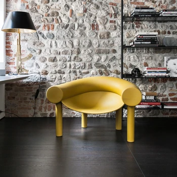 Новый Модный Персонализированный Креативный Одноместный диван-стул, Пластиковый стул в виде подковы, Художественный стул для отдыха в скандинавском стиле