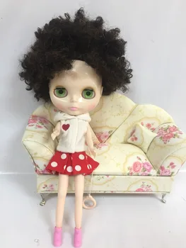 Обнаженная Кукла Блит с черными волосами Фабричная кукла Подходит Для Поделок Для девочек 20170725bb