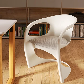 Пластиковый Обеденный стул в скандинавском стиле, Эргономичный Балкон, Офисные стулья из смолы, мебель для дома Relax Balcony Cadeiras De Plastico