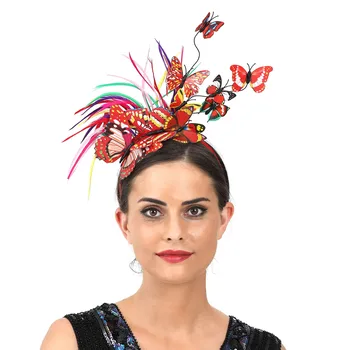 Повязка на голову с бабочкой, головной убор-чародей, Праздничный костюм, представление, фестиваль, фотография, Головные уборы для женщин и девочек