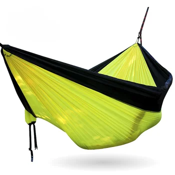 Портативный походный гамак из высокопрочной парашютной ткани, подвесная кровать, гамак для сна на открытом воздухе, походный гамак