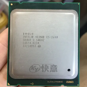 Процессор Intel Xeon E5-2640 E5 2640 Шестиядерный настольный процессор C2 100% нормальная работа CPU 2.5 SROKR LGA 2011