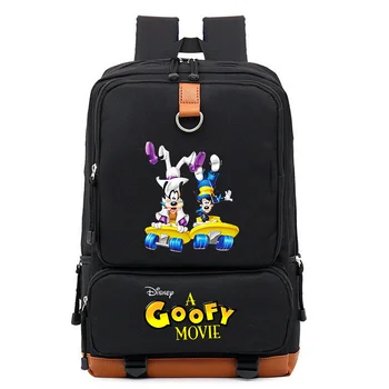 Рюкзак Disney A Goofy Movie для мальчиков и девочек, дорожный рюкзак на плечо, Мужская Женская Повседневная школьная сумка большой емкости Mochila