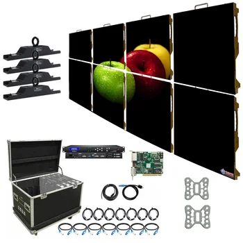 Светодиодная телевизионная панель для помещений 2 м x 1 м портативная мобильная арендуемая панель P4.81 для светодиодного матричного дисплея Rgb Ali Express