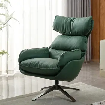 Скандинавский диван-кресло Кожаное кресло с откидной спинкой Современный диван для гостиной На открытом воздухе Muebles Para El Hogar Диваны для гостиной LQQ30XP