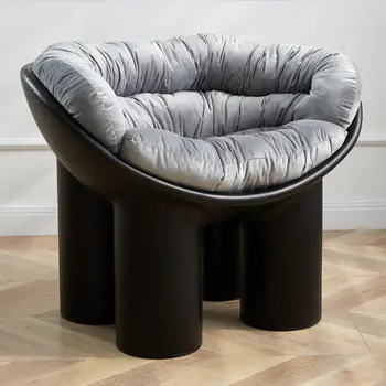 Стул на ножке слона в скандинавском стиле, легкий роскошный стул Lazy Bone, Креативный диван-табурет, стул для отдыха, табурет для смены обуви