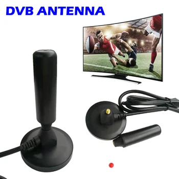 Телевизионная Антенна DVB-T DVB-T2 HDTV Антенна С Большим Магнитным Основанием Дальностью действия 200 Миль В помещении Бесплатно 1080P 4K Freeview 1,5-Метровый Коаксиальный кабель VHF UHF