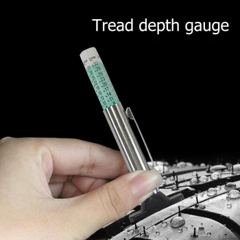 Тестер глубины протектора автомобильных шин Универсальный инструмент для определения толщины рисунка резьбы Автоматический инструмент для измерения шин