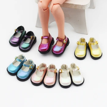 Туфли Принцессы 3,2 см 6 Цветов Для 1/6 Куклы Blythes Azone и 1/8 Куклы BJD OB27 OB22 OB24 Обувь Аксессуары