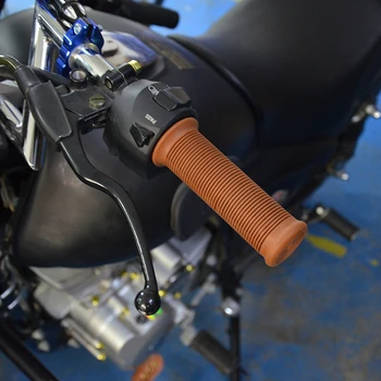 Универсальный 22-мм мотоциклетный руль, ручки из ТПУ, накладки на рычаги, перчатки, противоскользящие перчатки для мотокросса, питбайк, электрический скутер